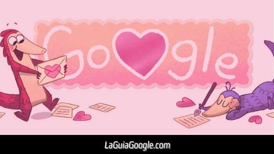 Doodle San Valentín. Trucos de Google para jugar en tus ratos ociosos