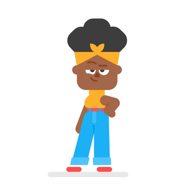 Personajes de Duolingo Bea