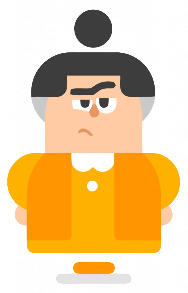 Personajes de Duolingo Lucy
