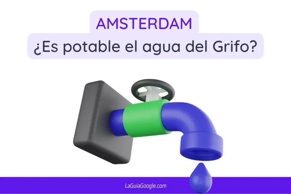 El agua de Amsterdam es potable Banner