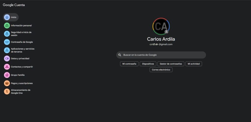 Mi Cuenta Supervisor - Cuenta del Padre - Family Link